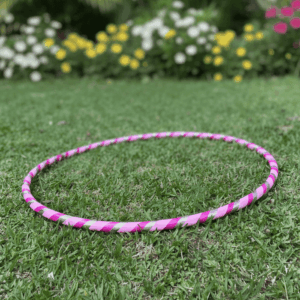 Bambolê Fitness Rosa Decorado 100cm