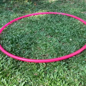 Bambolê Polipro Rosa Neon - Infantil e Adulto 85cm