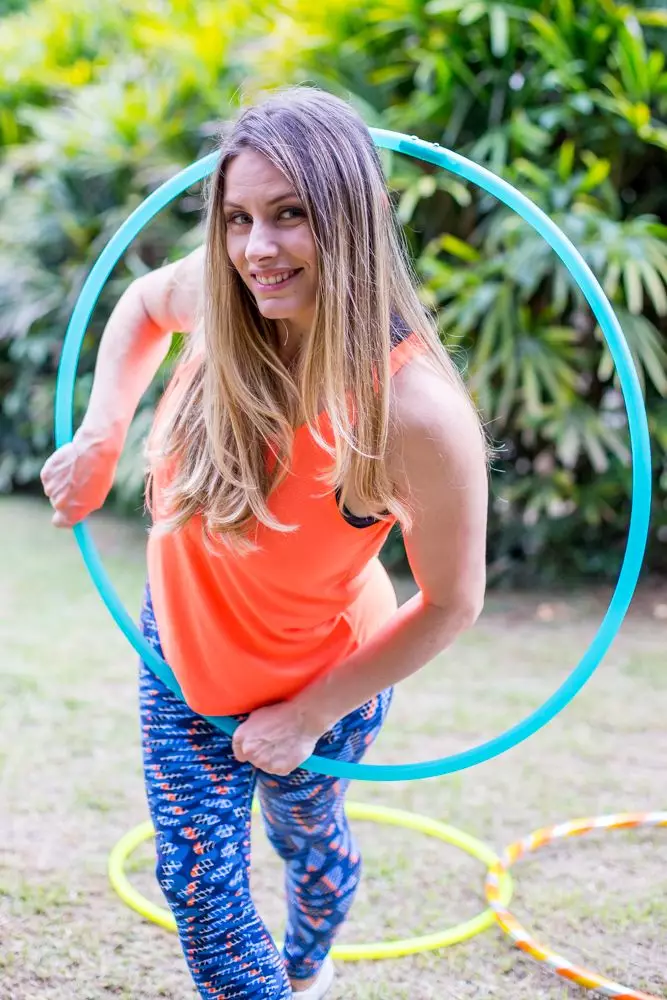 Bambolê Polipro Verde Água Neon - Infantil e Adulto 85cm - Imagem 5